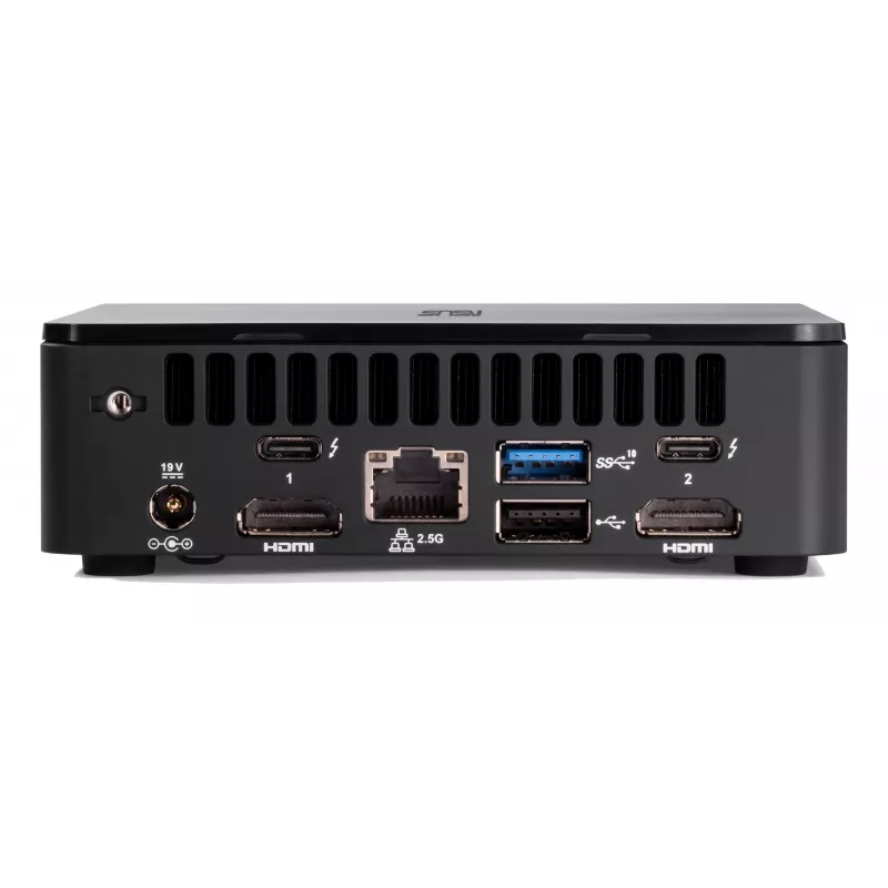 Mini PC Barebone ASUS NUC 12 Pro Slim Kit RNUC12WSKI700002I — Intel Core i7-1260P, unterstützt 64 GB DDR4, 2x M.2 SSD, Wi‑Fi 6E, Thunderbolt 4