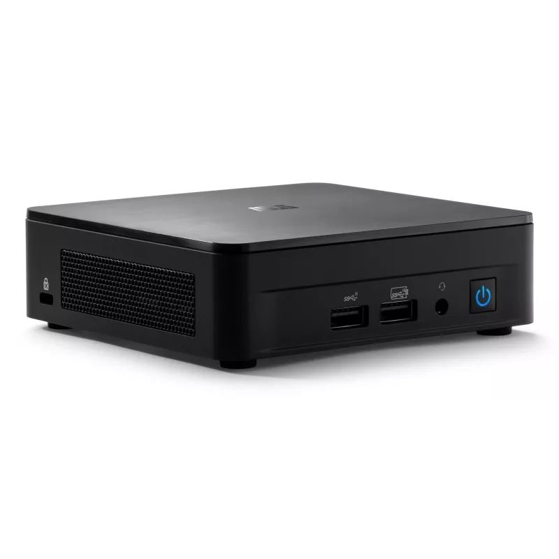 Mini PC Barebone ASUS NUC 12 Pro Slim Kit RNUC12WSKI700002I — Intel Core i7-1260P, unterstützt 64 GB DDR4, 2x M.2 SSD, Wi‑Fi 6E, Thunderbolt 4