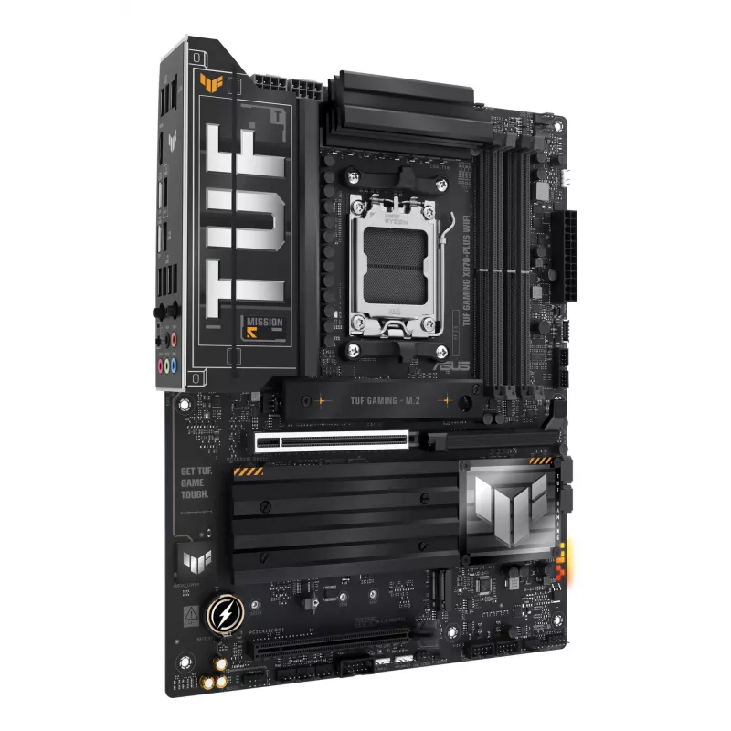 Motherboard ASUS TUF GAMING X870-PLUS WIFI — AMD X870, Sockel AM5, ATX, DDR5, 4 DIMM, Wi‑Fi 7, Bluetooth 5.4