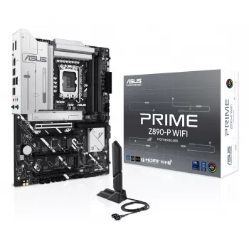 Motherboard ASUS PRIME Z890‑P WIFI Intel Z890 LGA 1851 ATX, DDR5, 4x DIMM, 4x M.2, Wi‑Fi 7, 2.5Gb LAN