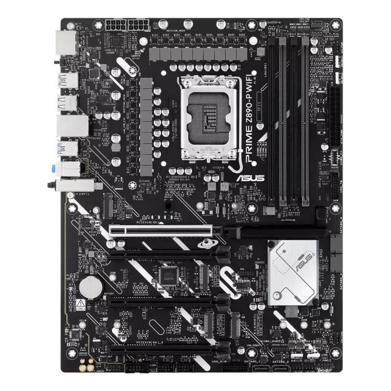 Motherboard ASUS PRIME Z890‑P WIFI Intel Z890 LGA 1851 ATX, DDR5, 4x DIMM, 4x M.2, Wi‑Fi 7, 2.5Gb LAN