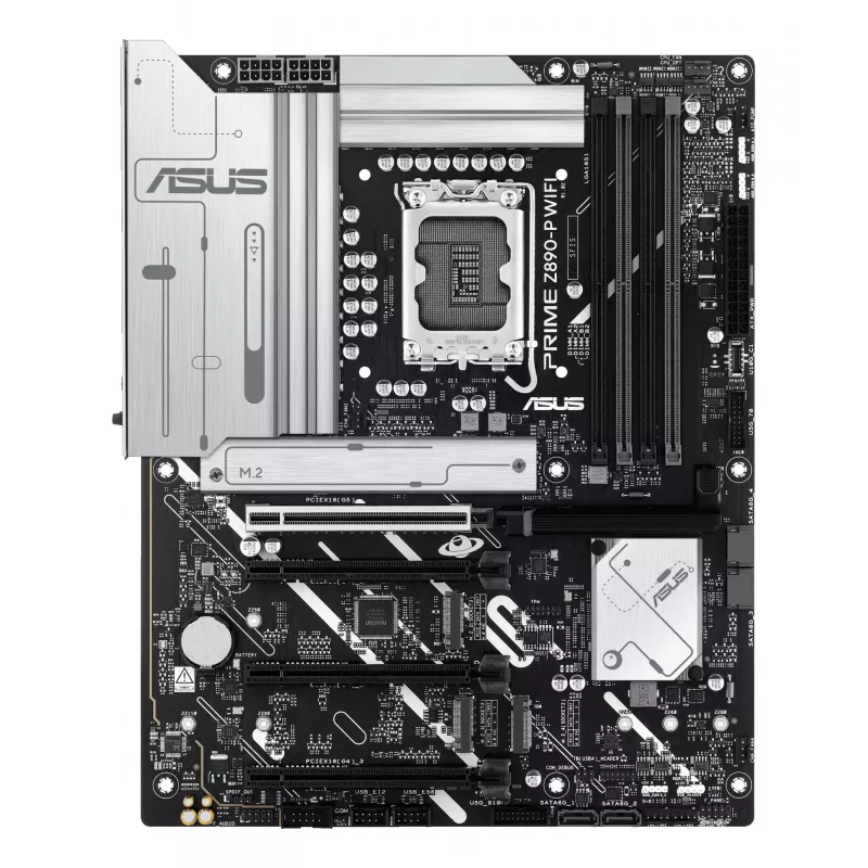 Motherboard ASUS PRIME Z890‑P WIFI Intel Z890 LGA 1851 ATX, DDR5, 4x DIMM, 4x M.2, Wi‑Fi 7, 2.5Gb LAN