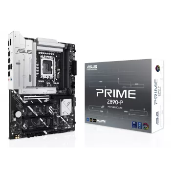 Motherboard ASUS PRIME Z890-P — Intel Z890, LGA 1851, ATX, DDR5, 4x DIMM, 192GB, 4x M.2, 2,5Gb LAN, HDMI 2.1, 1x USB-C