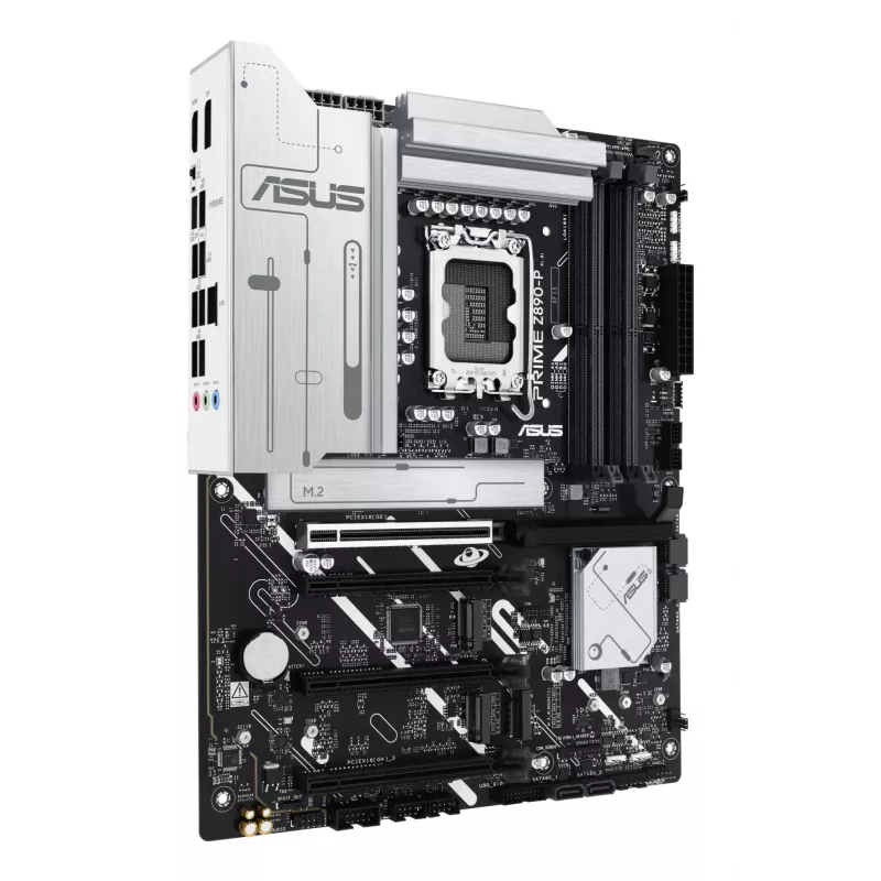 Motherboard ASUS PRIME Z890-P — Intel Z890, LGA 1851, ATX, DDR5, 4x DIMM, 192GB, 4x M.2, 2,5Gb LAN, HDMI 2.1, 1x USB-C