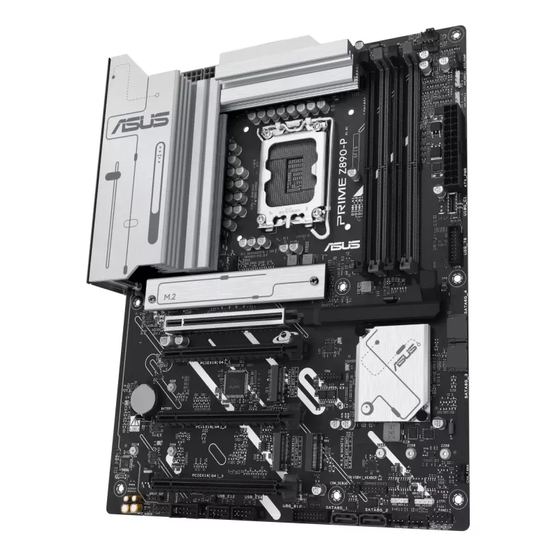 Motherboard ASUS PRIME Z890-P — Intel Z890, LGA 1851, ATX, DDR5, 4x DIMM, 192GB, 4x M.2, 2,5Gb LAN, HDMI 2.1, 1x USB-C
