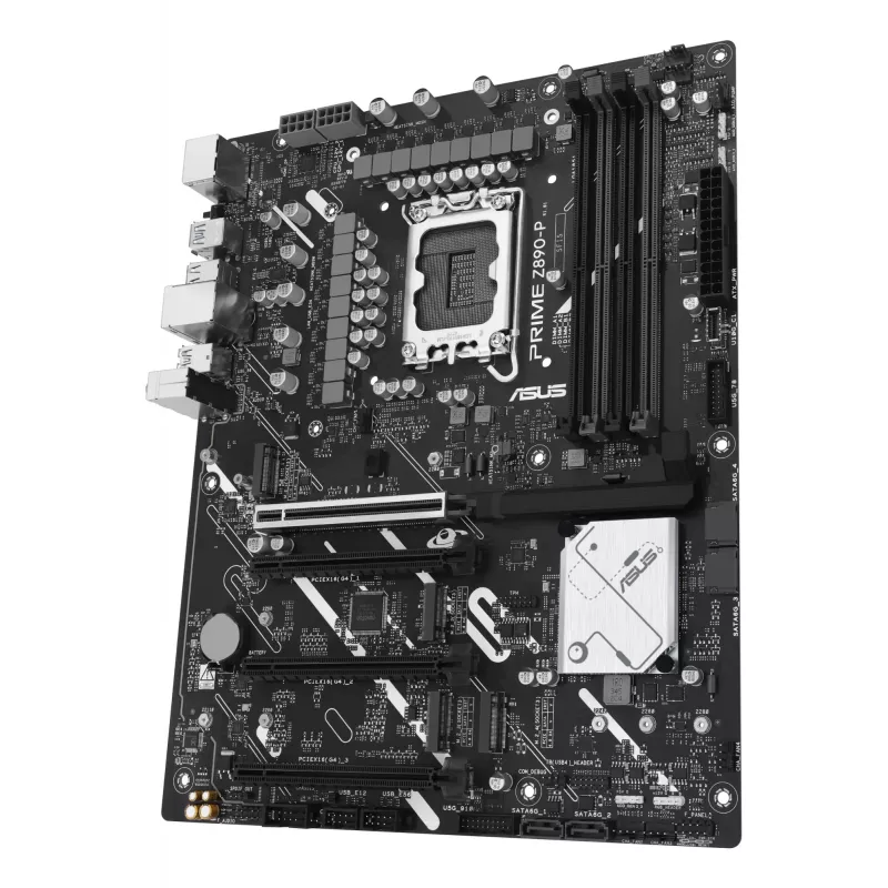 Motherboard ASUS PRIME Z890-P — Intel Z890, LGA 1851, ATX, DDR5, 4x DIMM, 192GB, 4x M.2, 2,5Gb LAN, HDMI 2.1, 1x USB-C