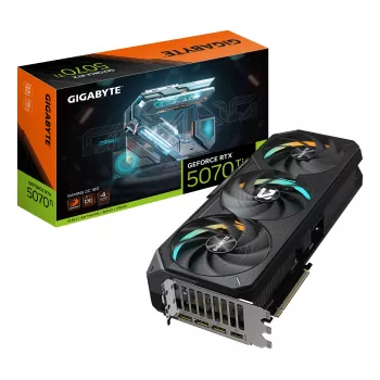 GIGABYTE GeForce RTX 5070 Ti GAMING OC 16G Grafikkarte - 16GB GDDR7, 256bit, PCI-E 5.0, 2588 MHz Core Clock, 3 x DP 2.1a, 1 x HDMI 2.1b, NVIDIA DLSS 4, GV-N507TGAMING OC-16GD