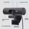 LOGITECH Brio 500 Full HD Webcam Graphite