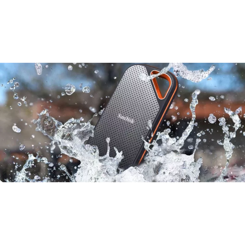 Tragbare SSD SanDisk 2TB USB Type-C 3.2 Gen 2 SDSSDE81-2T00-G25