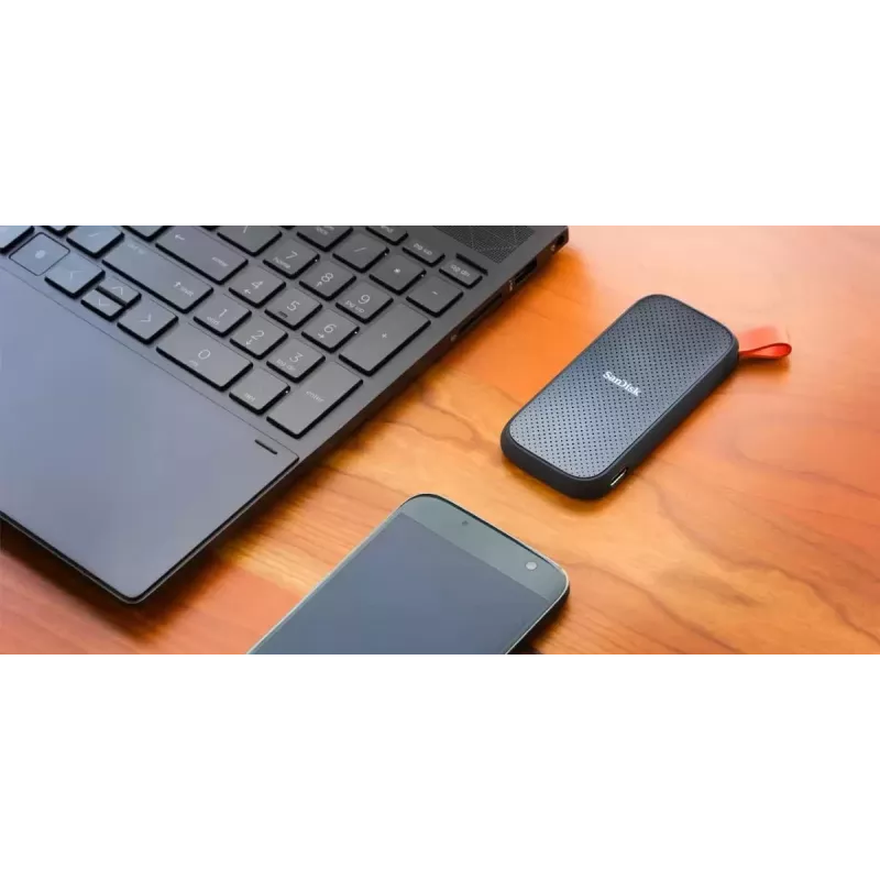 Externes Solid-State-Laufwerk SanDisk 2 TB USB Typ-C 3.2 Gen 2 SDSSDE30-2T00-G26