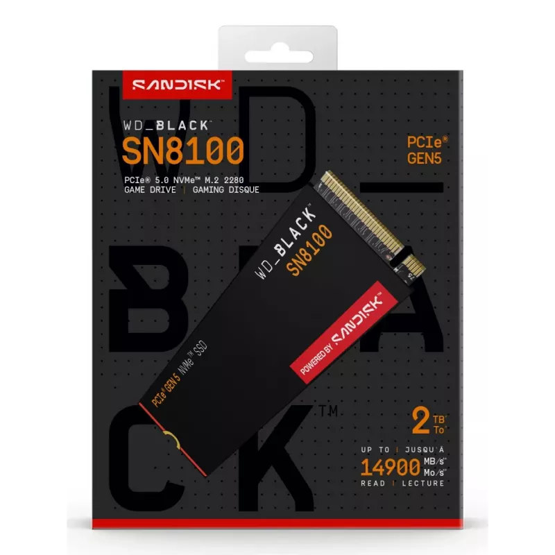 WESTERN DIGITAL SSD - WD_Schwarz SN8100 - 2TB - M.2 2280