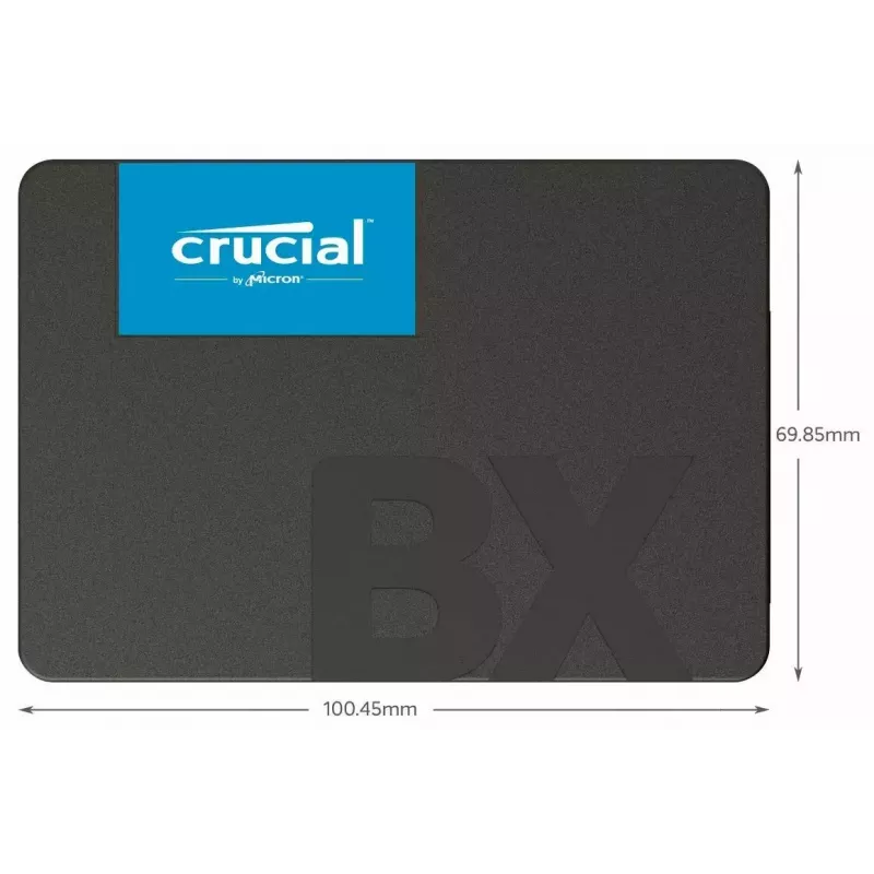 CRUCIAL BX500 240GB SSD, 2.5” 7mm, SATA 6 Gb/s, Lesen/Schreiben: 540 / 500 MB/s