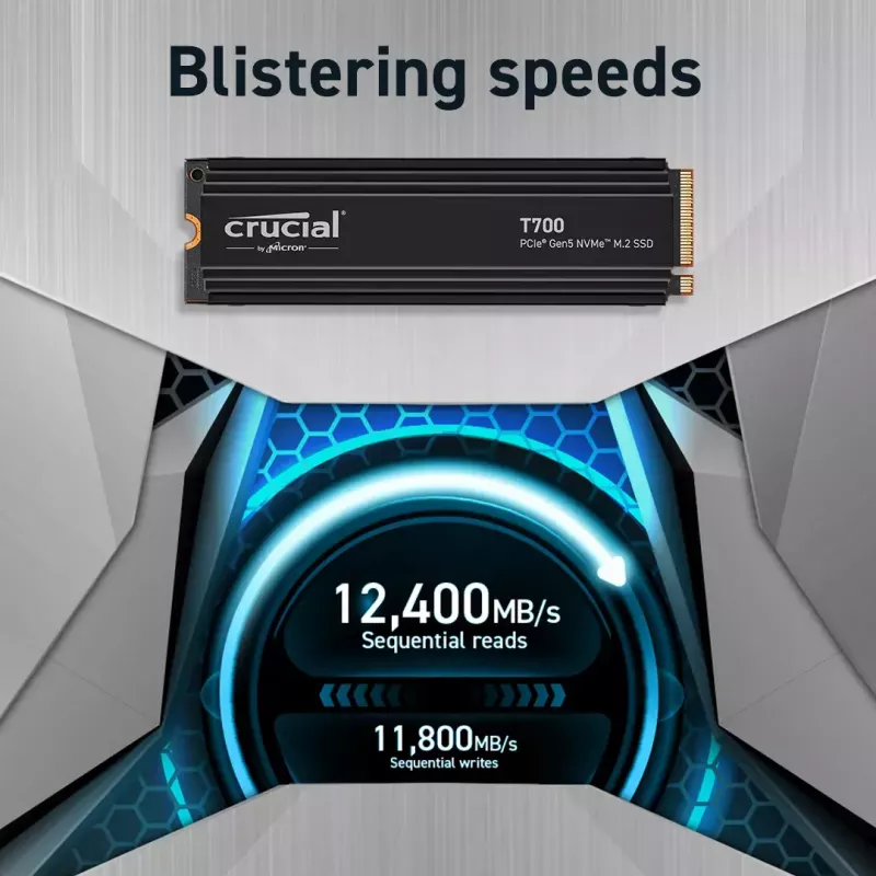 SSD-Laufwerk Crucial 2TB M.2 PCIe Gen5 CT2000T700SSD3