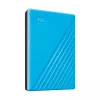 WESTERN DIGITAL Festplatte – My Passport – 4 TB – USB-A/C 3.2 Gen 1 – Blau