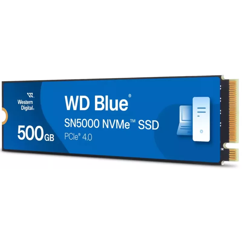 SSD-Festplatte Western Digital 500GB M.2 PCIe Gen4 Blue SN5000