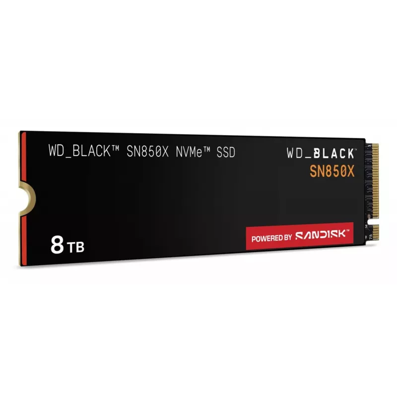 WESTERN DIGITAL SSD - WD_Schwarz SN850X - 8TB - Pci-e Gen4 x4 - M.2 2280