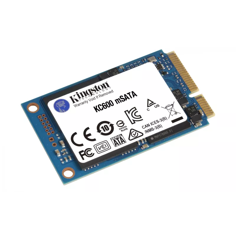 Kingston Technology 256G SSD KC600 SATA3 mSATA, 256 GB, mSATA, 550 MB/s, 6 Gbit/s