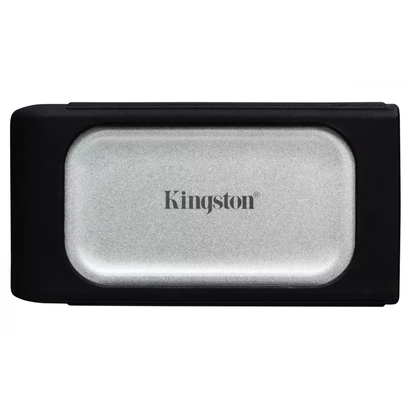 Kingston Technology 2000G PORTABLE SSD XS2000, 2 TB, USB Type-C, 3.2 Gen 2 (3.1 Gen 2), 2000 MB/s, Schwarz, Silber