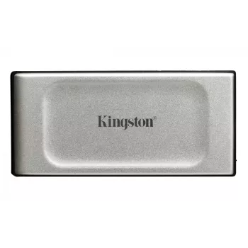 Kingston Technology 500G PORTABLE SSD XS2000, 500 GB, USB Type-C, 3.2 Gen 2 (3.1 Gen 2), 2000 MB/s, Schwarz, Silber