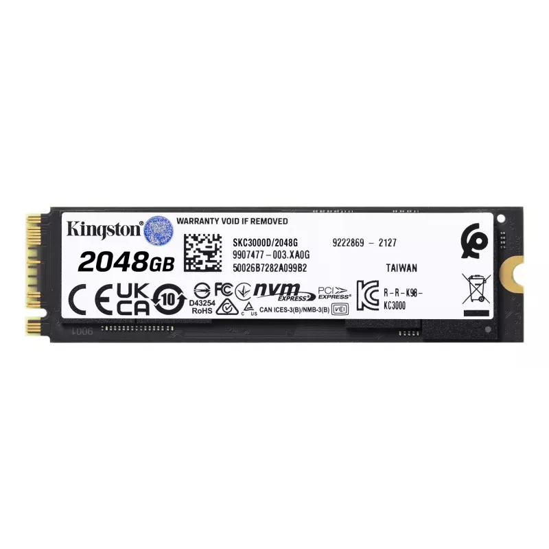 SSD-Festplatte Kingston Technology 2048G M.2 NVMe KC3000