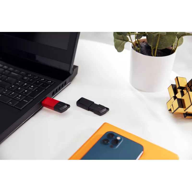 Kingston Technology DataTraveler 128GB USB3.2 Gen1 Exodia M (Schwarz + Rot)
