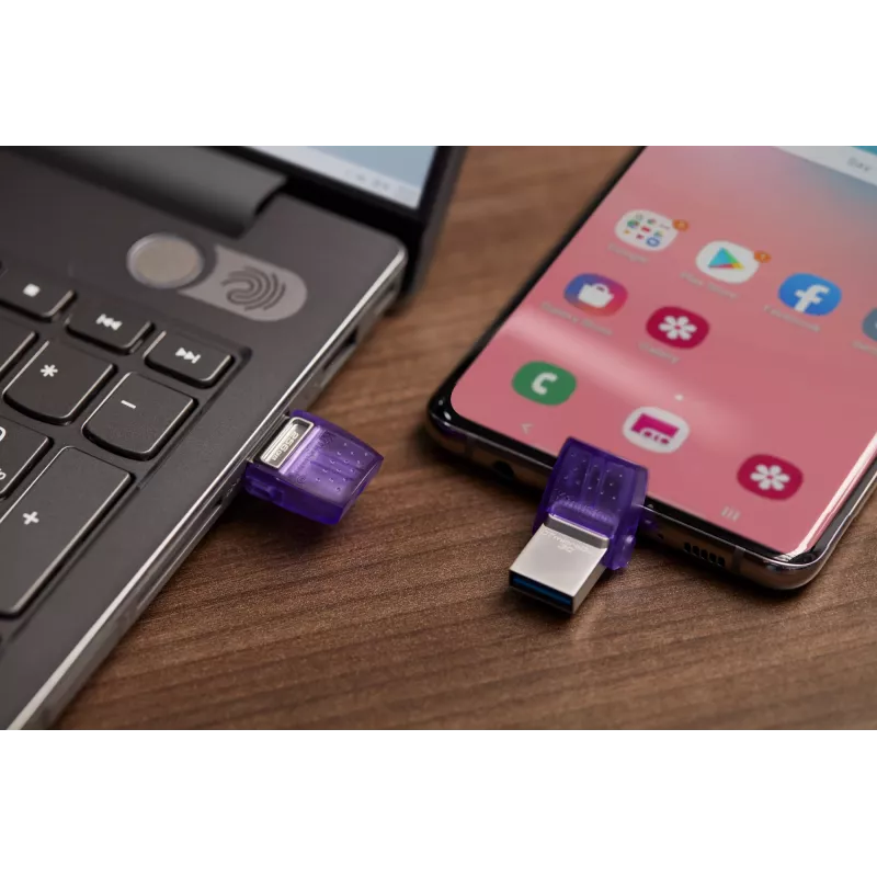 Kingston Technology DataTraveler 256GB microDuo 3C 200MB/s dual USB-A + USB-C