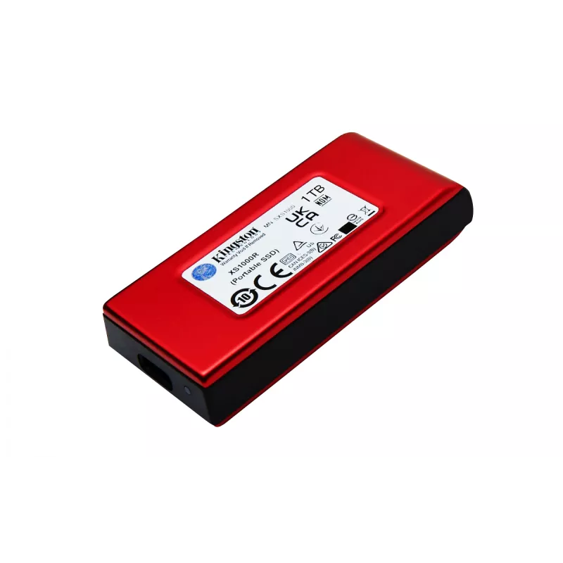 Kingston Technology 1TB XS1000 Rot Externe USB 3.2 Gen 2 Tragbare Solid-State-Festplatte