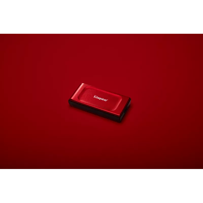 Kingston Technology 1TB XS1000 Rot Externe USB 3.2 Gen 2 Tragbare Solid-State-Festplatte