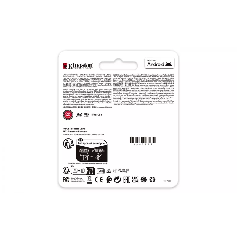 “Kingston Technology Canvas Go! Plus” 512GB SDXC “Canvas Go Plus Gen4” 200MB/s C10 UHS-I U3 V30