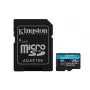 Kingston Technology 128 GB microSDXC Canvas Go Plus Gen4 200 MB/s A2 U3 V30 Karte + Adapter