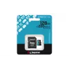 Kingston Technology 128 GB microSDXC Canvas Go Plus Gen4 200 MB/s A2 U3 V30 Karte + Adapter