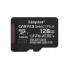 Kingston Technology 128GB microSDXC Canvas Select Plus Gen3 150MB/s A1 Karte + Adapter