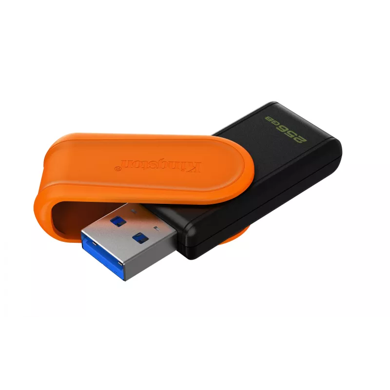Kingston Technology DataTraveler 256GB tragbarer USB 3.2 Gen 1 Exodia S (Schwarz/Orange)