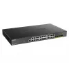 D-Link 24-Port Gigabit PoE Smart Managed Switch mit 4x 10G SFP+, 370 Watt
