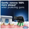Oral-B Pro 1 Cross Action rotierend-oszillierende Zahnbürste für Erwachsene, Schwarz