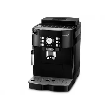 Espressomaschine DeLonghi ECAM 21.117 B Magnifica S — vollautomatisch, 1,8 l Wassertank, 250 g Bohnenbehälter, 15 bar, 2 Ausläufe