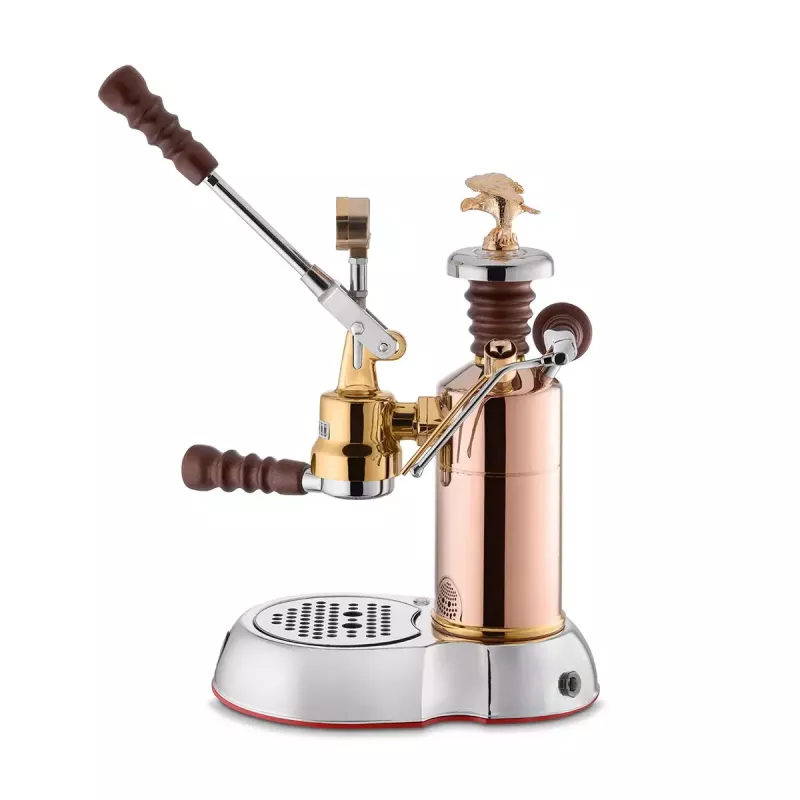 La Pavoni Esperto Edotto LPLESE01EU Handhebel-Espressomaschine, Kupfer/Chrom, 1,6 l