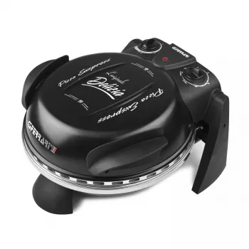 Pizzamaker G3FERRARI Delizia — Tisch-Pizzaofen, 1200 W, Steinbackfläche, max. 400 °C, 31 cm Pizza, Timer