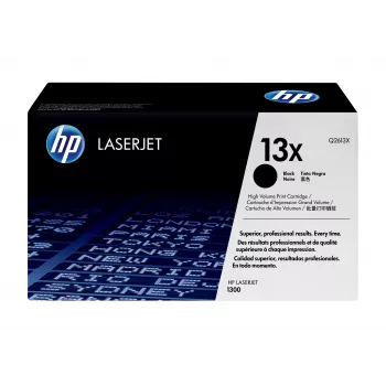HP 13X High Yield Schwarz Original LaserJet Toner-Kartusche, 4000 Seiten, Schwarz, 1 Stk.
