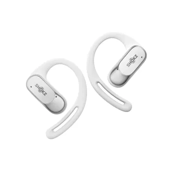 SHOKZ OpenFit Air, Weiß, Headset, kabellos, Ohrbügel, Anrufe / Musik / Sport / Alltag, Bluetooth, Weiß
