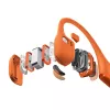 Knochenschall-Kopfhörer Shokz OpenRun Pro 2 — binaural, kabellos Bluetooth 5.3, IP55, 12 Std. Spielzeit, 150 mAh, orange, Ohrhaken