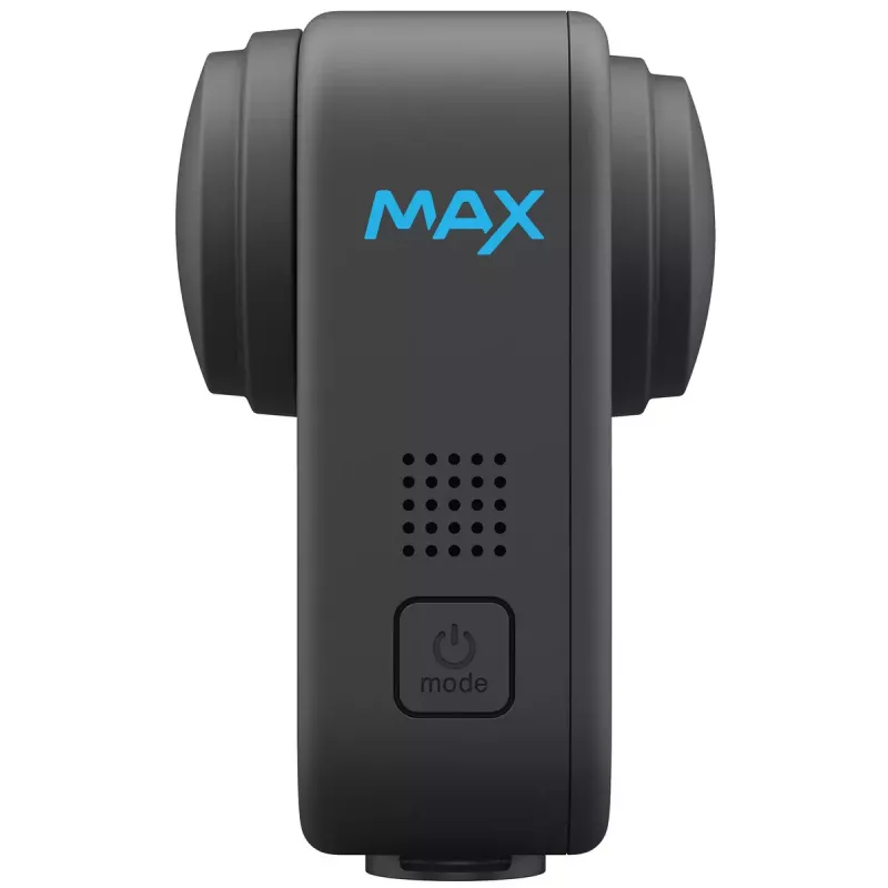 Actionkamera GoPro MAX 360 (2025) — 360°-Aufnahme, 6K Ultra HD, integriertes Display, Wi‑Fi, GPS, Schwarz