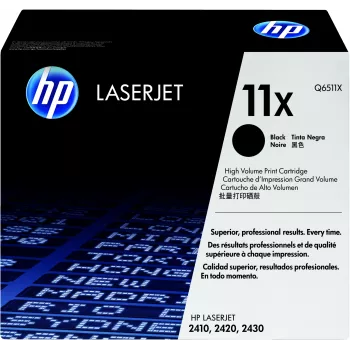 HP 11X High Yield Black Original LaserJet Tonerkartusche 1 Stück