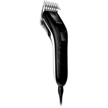 Philips Familien-Haarschneider QC5115/15, Schwarz, Weiß, 3 mm, 2,1 cm, 4,1 cm, Netzbetrieb, 4,1 cm