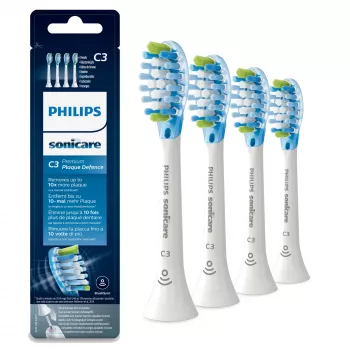 Philips Sonicare C3 Premium Plaque Defence HX9044/17 4x Weiß Schallzahnbürstenköpfe