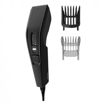 Haarschneider Philips 3000 series HC3510/15 schwarz — Edelstahlklingen, 0,5 mm bis 23 mm, 13 Längeneinstellungen