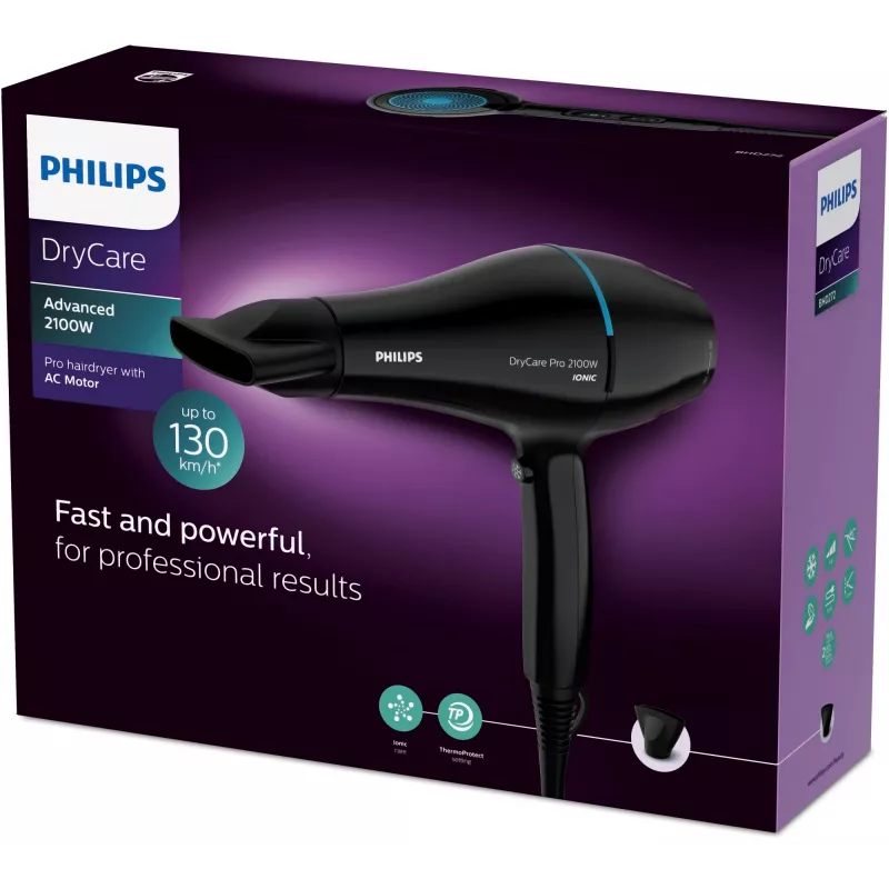 Haartrockner Philips DryCare BHD272/00 2100 W Schwarz