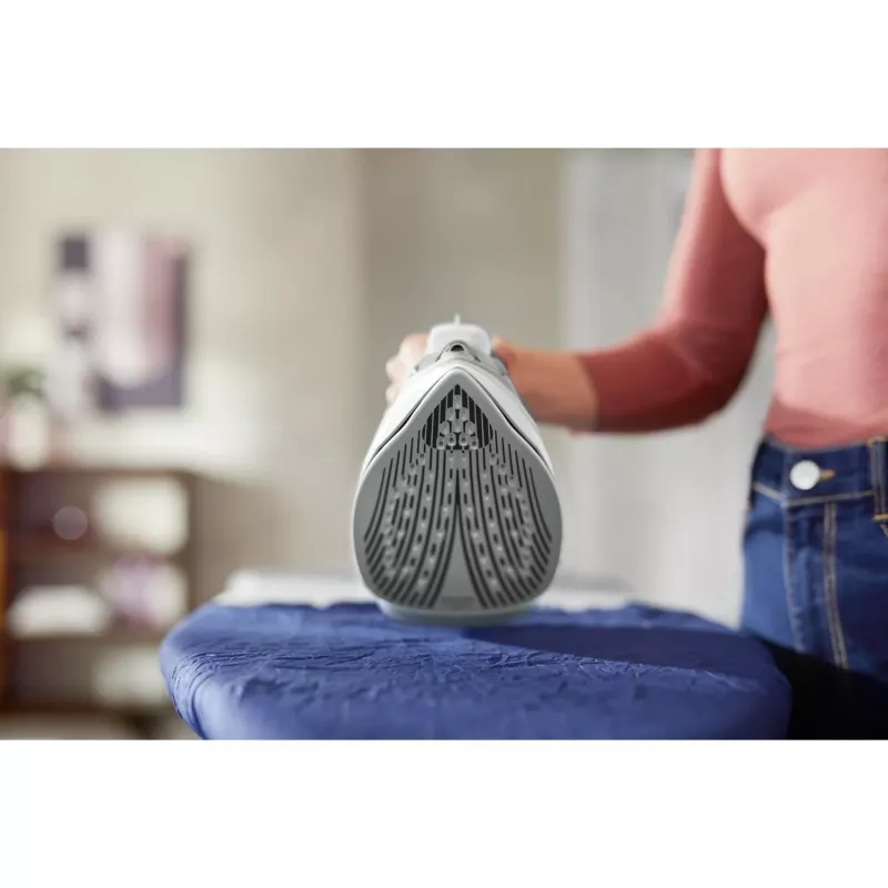 Philips 5000 Serie DST5010/10 Bügeleisen Dampfbügeleisen SteamGlide Plus Bügelsohle 2400 W Grau, Weiß