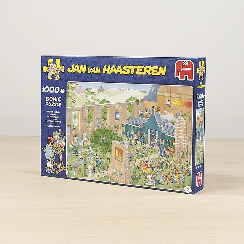 Jan van Haasteren Der Kunstmarkt 1000 Teile, 1000 Stk., Comics, 12 Jahre