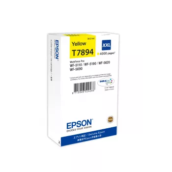 Patrone Epson Ink C13T789440 T7894XXL XXL Gelb